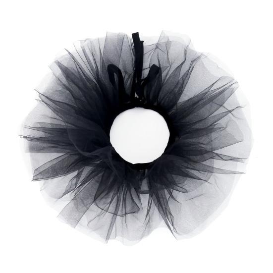 Removable Puffy Mesh Faux Collar Clown Circus Shirt Collar Business Weddings Parties Cosplay Accessories