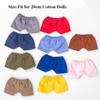 Cute Casual Wears Pants Fashion Cotton Doll Trousers  for 20cm Cotton Doll/for 1/12 BJD Dolls