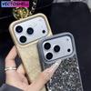 Роскошный Фэнтези Блестящий Чехол для Телефона с Мелкими Стразами для iPhone 17 14 15 16 Plus 13 12 11 Pro Max Ударопрочный Бампер