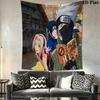 Naruto Wall Tapestry Art Tapestry Wallmounted Background Cloth Wall Covering Decoration Christmas Gift Background Wall Hanging Cloth