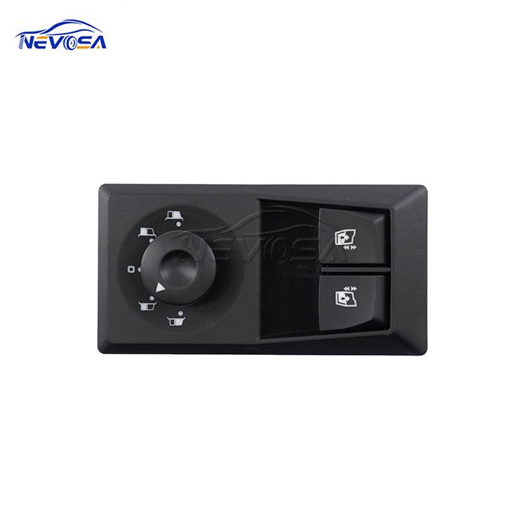 Renault Electric Window Switch Glass Lift Car Accessory (Black Base) 7421972423