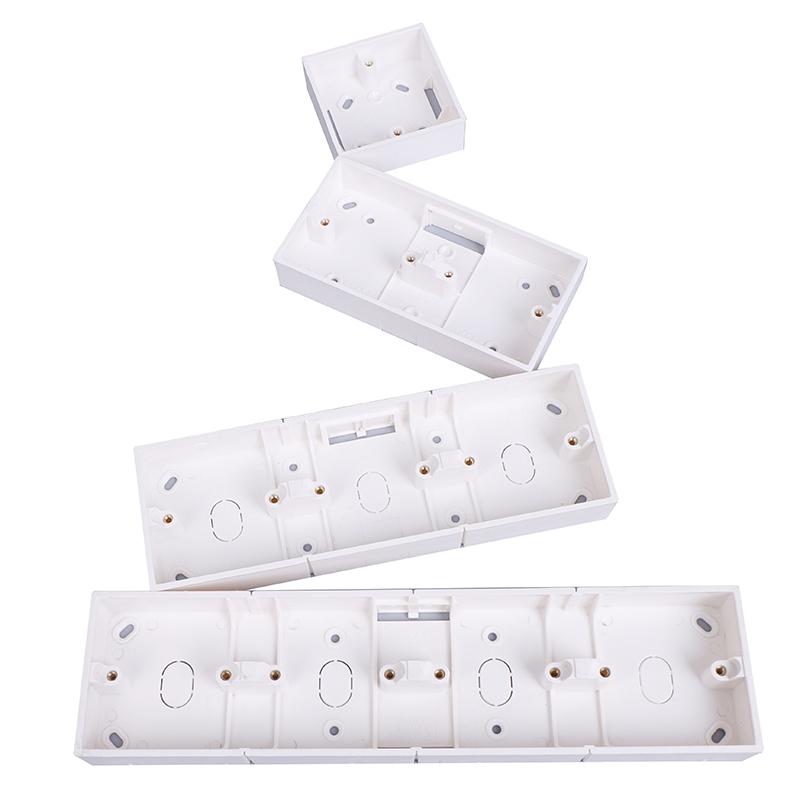 86 Тип 2/3/4 Розетка группового переключателя Распределительная коробка Настенная розетка Темная коробка