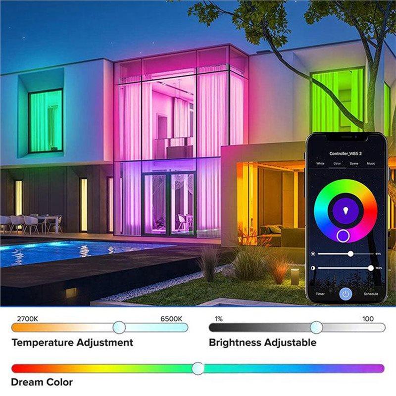 Свежий Wi-Fi и BT 5-в-1 Контроллер светодиодной ленты Диммируемый RGB/RGBW/WW+ CW/RGBCCT Монохромный Приложение Smart Life DC12-24V Управление освещением S