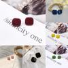 Stylish Square Geometric Stud Earrings Fashion Pretty Beauty