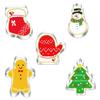 5Pcs/set Christmas Cookie Cutter Gingerbread Xmas Tree Mold Christmas Cake Decoration Tool Navidad Gift DIY Baking Biscuit Mould