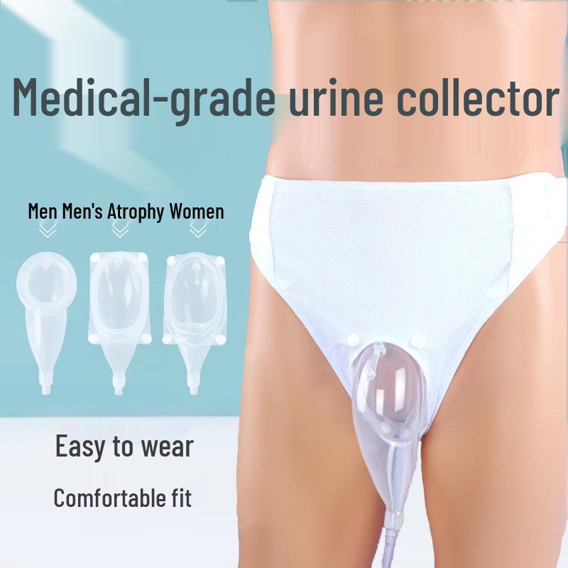 Мешок для сбора мочи для лежачих больных - Герметичная конструкция для недержания, подходит для пожилых мужчин и женщин