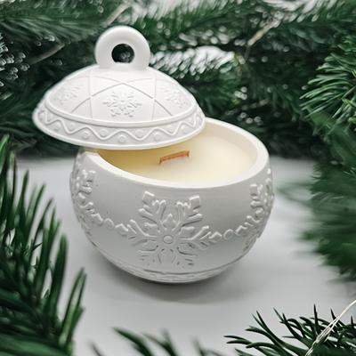 Снежинка Смола Банка Силиконовые Формы Ягодная Глина Форма для DIY Подсвечника Коробка для Хранения Рождественский Декор Праздничные Поделки Украшения Форма