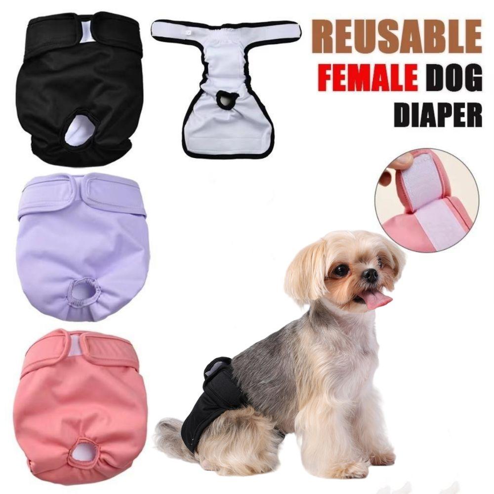 Adjustable Female Dog Diapers Reusable Period Panties Physiological Pant For Small Big Dogs