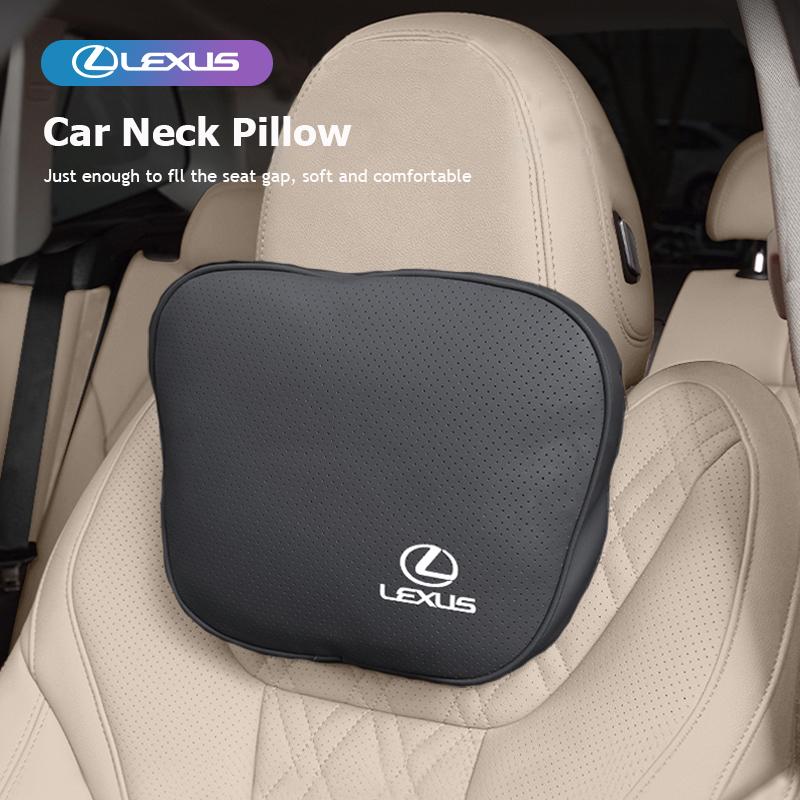VLDPZ1 High Quality Car Neck Pillow Breathable Auto Logo Seat Headrest For Lexus F SPORT ES RX NX LS UX LM LX GX LC RZ IS CT GS RC HS S
