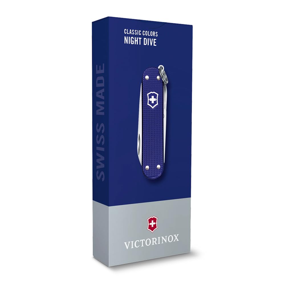 VICTORINOX Classic ALOX Классические цвета Ночное погружение Швейцарский армейский нож Нож Товары для предотвращения катастроф Отдых на природе Кемпинг Подарок Презент Ножницы Плоская отвертка