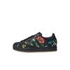 Originals Superstar 2 Floral Pattern Classic Comfortable Low-Top Sneakers Women Sneakers Black JS4045