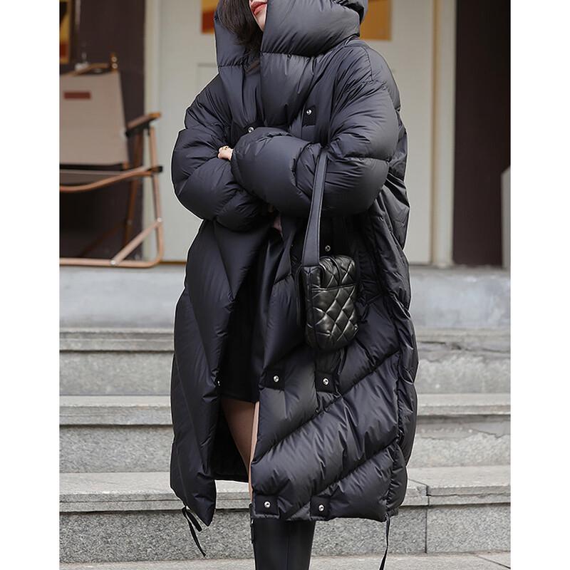 Женская зимняя пуховая куртка Demana с капюшоном, наполненная 90% утиным пухом.