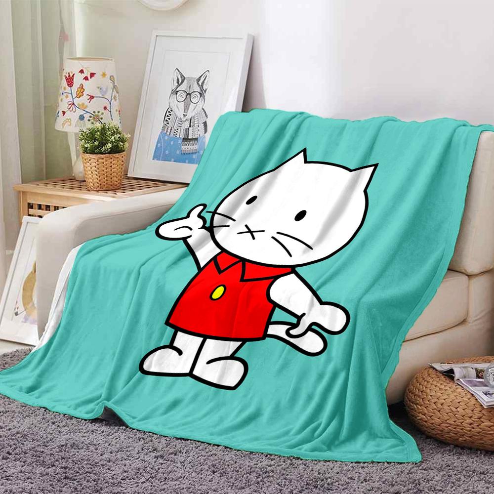 Musti Theme Printed Blanket - Perfect for Couch, Bed, Travel & Outdoor Use | Machine Washable, Cozy & Durable.