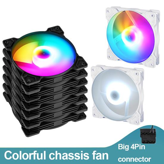 Fan Fast Speed High Performance Simple Low Noise Installation RGB Silent