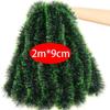 2M Рождественские зеленые тростниковые ленты DIY аксессуары украшение для вечеринки елочные украшения легкий вес многосценовое