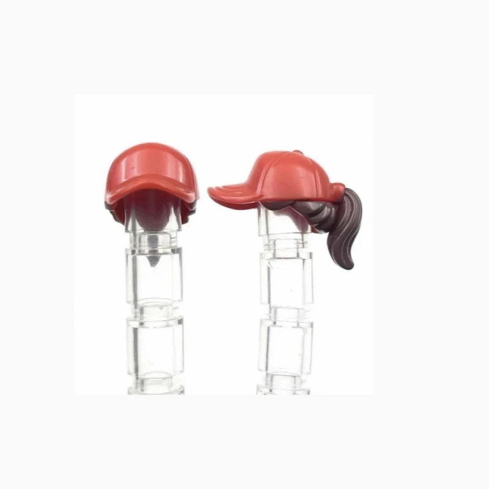 City Building Blocks Body Character Clothing Accessories Helmet Hat Colorful Hair Hairstyle Mini Brick Compatible Toy Gift X040