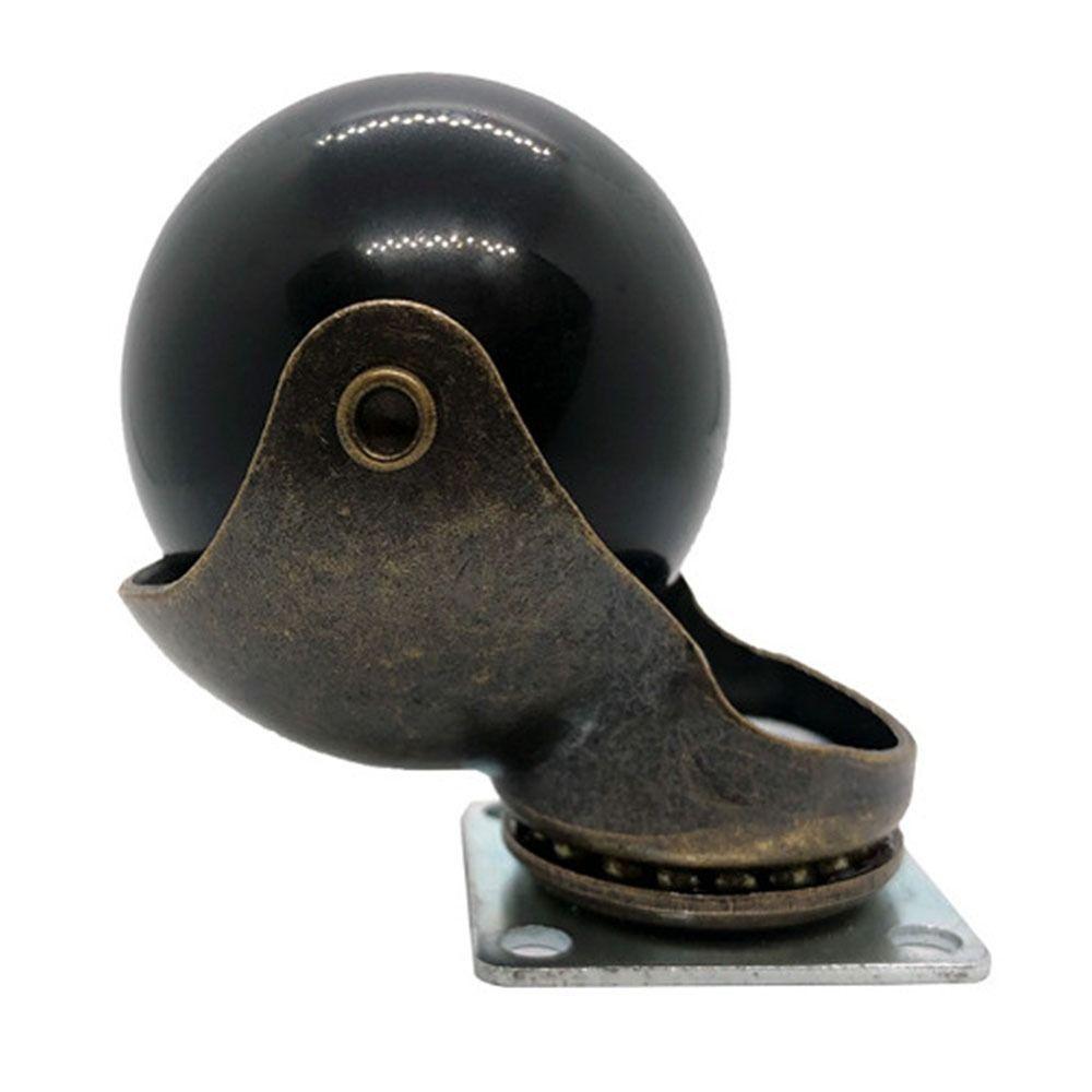 Сверхпрочные 1,5/2" шариковые колеса Мебельные колеса Латунное колесо Поворотная пластина Шариковые колеса