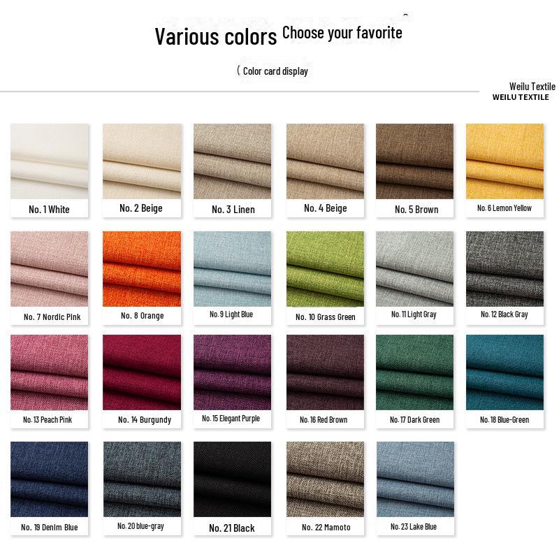 Катионная ткань из смеси хлопка и льна для диванов, скатертей и подушек