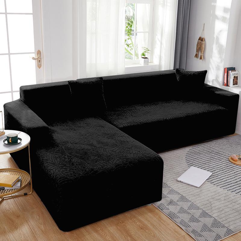 Водонепроницаемый жаккардовый чехол на диван с бархатистой текстурой - Всеобъемлющий, Тисненый пылезащитный чехол