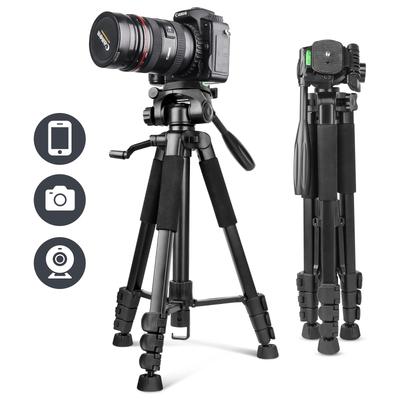 UBeesize 170 см Камера Смартфон Совместимый с сумкой для хранения видео в комплекте Подходит для выставления счетов Правая ручка панорамирования Штатив, Штатив, Штатив,