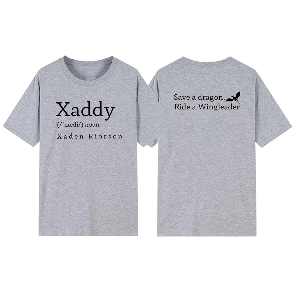 Футболка Xaddy Xaden Четвертое Крыло Железное Пламя Футболка Xaden Военный Колледж Басгиата Футболка Унисекс С Коротким Рукавом Графические Футболки