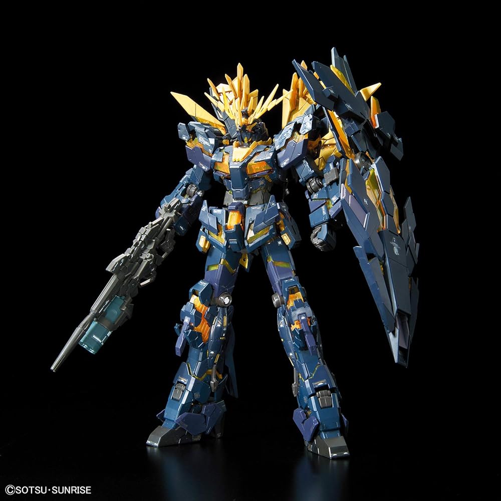 Bandai Spirits RG Мобильный доспех Гандам Юникрон Банши Норн 1/144 Масштаб Пластиковая модель-конструктор с цветовой кодировкой