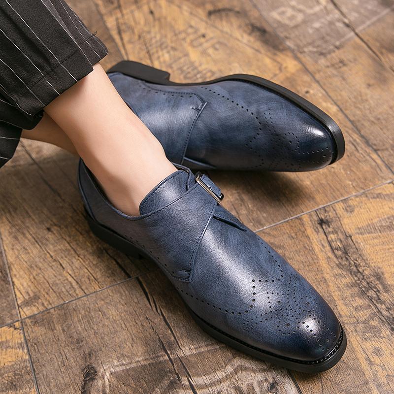 Роскошные туфли мужские из натуральной кожи итальянские оксфорды с застежкой-молнией, броги с пряжкой, деловые, свадебные, формальные туфли для мужчин