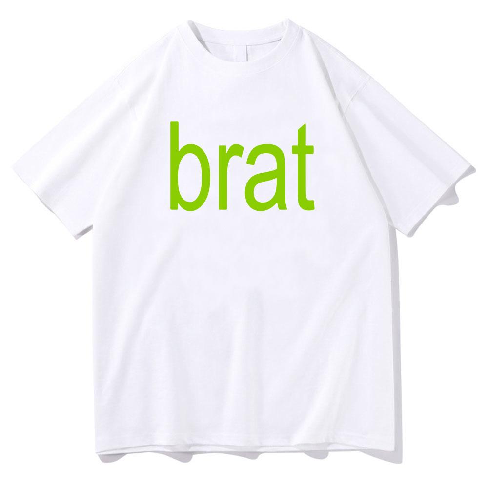 Brat Album 2024 Tour T-shirt Charli XCX with Special Guest Shygirl Tee-shirt Casual Cotton High Quality Women Tshirt Unisex Tees