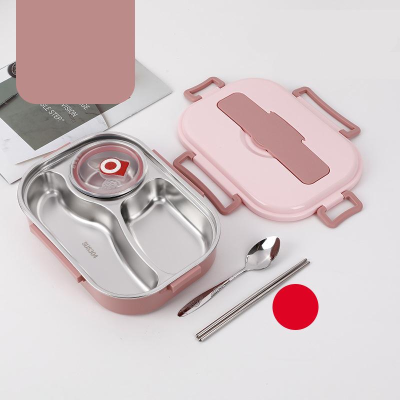 Food Storage Container Dinnerware Stainless Steel Lunch Box Portable Bento Box Food Storage Student
