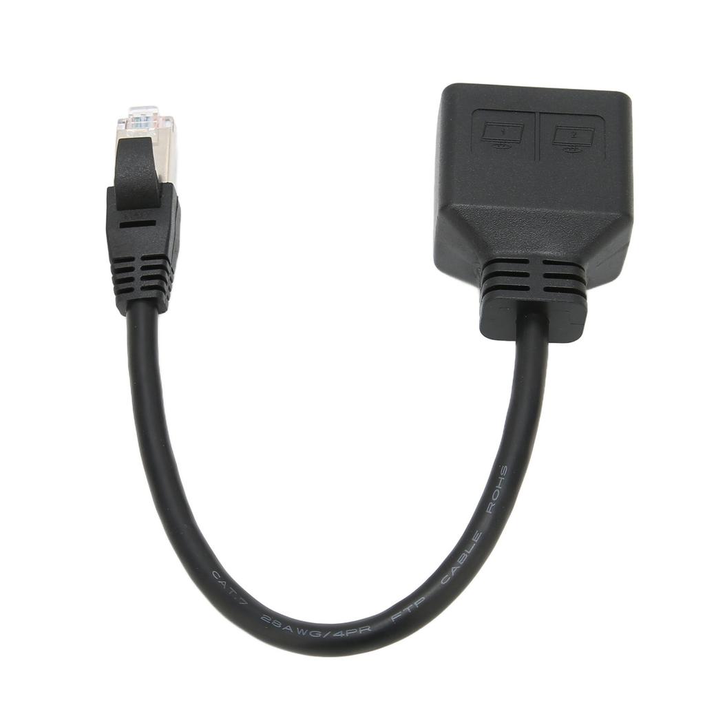 Кабель-удлинитель адаптера Ethernet RJ45 1 на 2 порта Отличная передача соединения Сплиттер