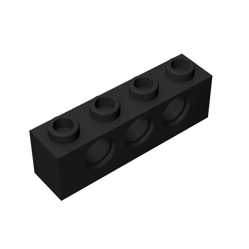 20pcs MOC Parts 3701 mattoni ad alta tecnologia 1x4 con 3 fori mattoni compatibili fai da te Building Block particelle Kid Puzzl