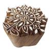 Индийские деревянные штампы Lotus Printing Block Резные штампы ручной работы Декоративные блоки