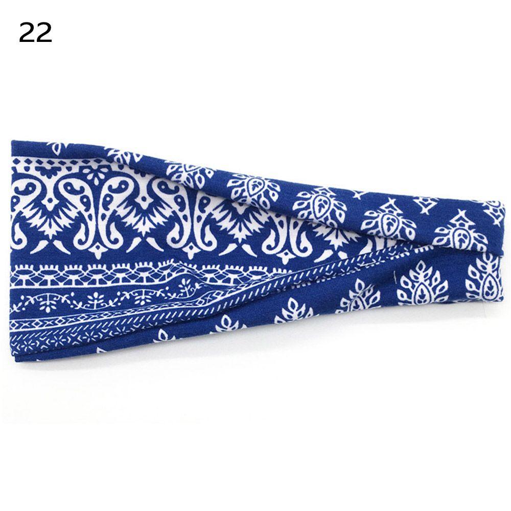 Scrunchy Hairband Sweat Absorbing Running Head Wrap Elastic Turban Women Headbands Sport Bandana