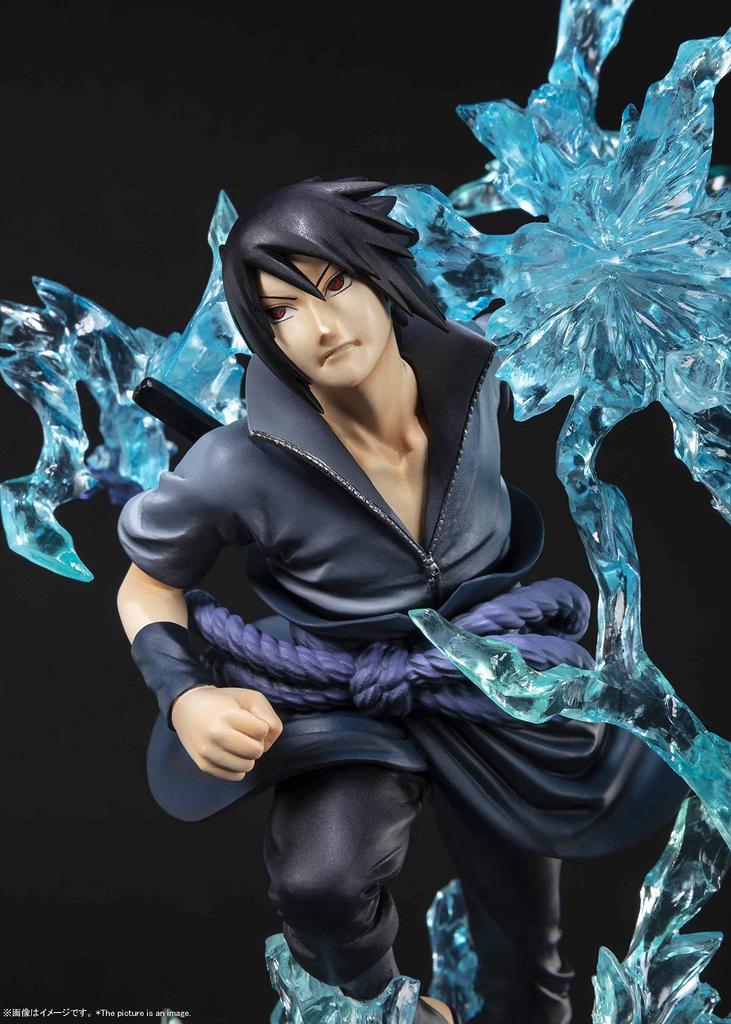 TAMASHII NATIONS Figuarts ZERO NARUTO Uchiha Sasuke Shippuden Kizuna Relation 215 мм окрашенная готовая фигурка приблизительно. ПВХ и АБС