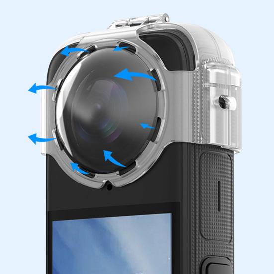 Защитная крышка объектива камеры для Insta360 X4 Легкая быстросъемная спортивная