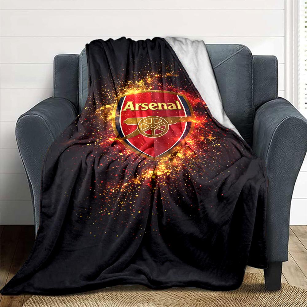Arsenal Blanket Warmthful Decor Suitable for Sofa Bed Office All-Season Use Digital Print Gift for Travel Home Birthdays
