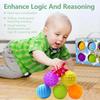 Сенсорные шарики для детей Сенсорные игрушки для детей 1–2 лет Активные текстурированные мульти мягкие шарики Игрушки Монтессори для малышей 6–12 месяцев