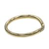 TIFFANY&Co. Curved band Ring K18 yellow gold/9PDiamond #6.0(US Size) 2.53g Women Used