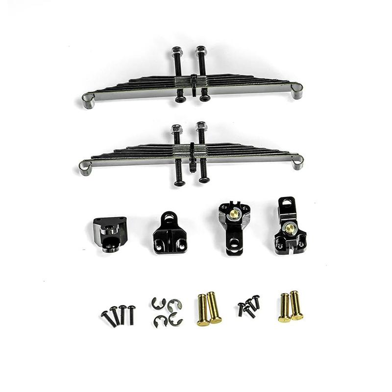 LESU metal simulation power front axle leaf spring front suspension X-8011 suitable for Tamiya 1/14 RC truck upgrade parts