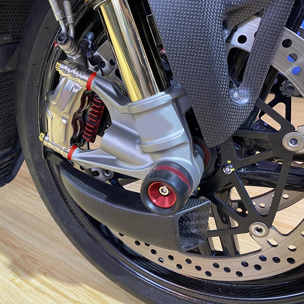 Комплект проставок для переднего тормозного суппорта, 4 шт., для Ducati Multistrada 1200 1260 Monster 1200 Panigale V4 1299 1199 1198 1098 Streetfighter