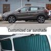 Nissan Qashqai Внутренние солнцезащитные шторки Блэкаут с системой двойного крепления