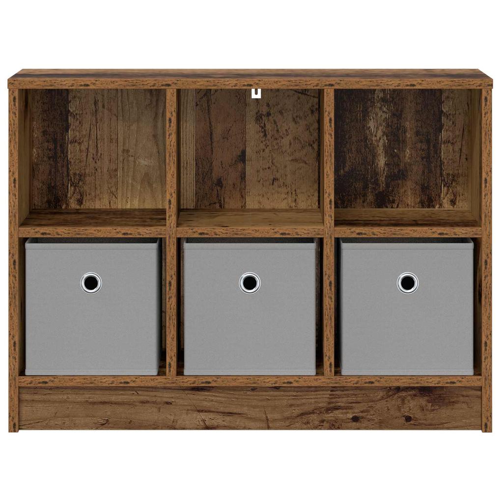 Sideboard with Drawers Reclaimed Wood Look 73.5 x 22.5 x 53.5 cm