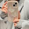Корейский милый 3d лазерный бабочка овальный эпоксидный чехол для телефона для Iphone 14 13 12 11 Pro Max прекрасный блестящий противоударный мягкий чехол Funda