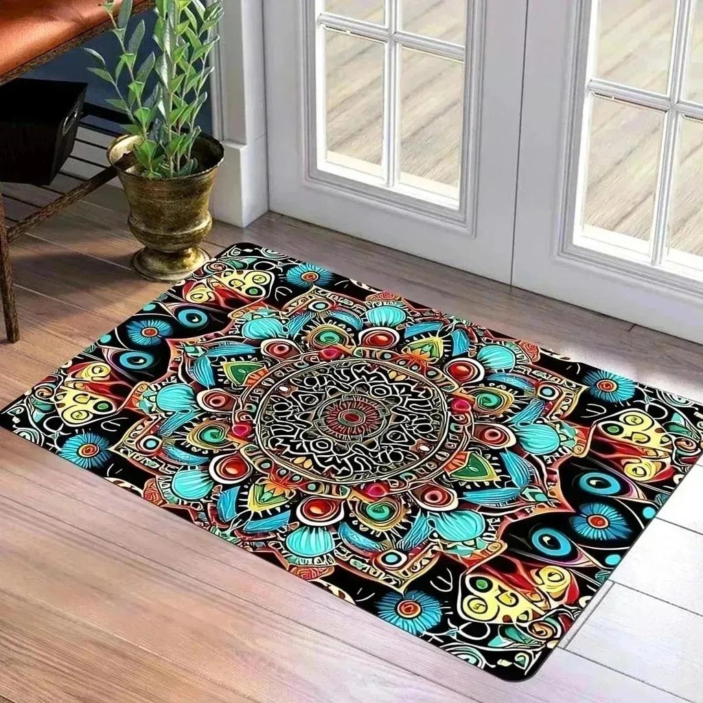 1PC Boat Kitchen Rugs Non-Slip Home Door Mats Pop design Bathroom Rugs Bath Mat Carpet for Home Sink Laundry Decor