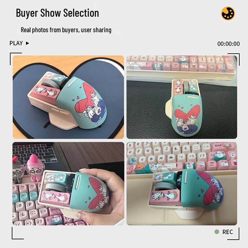 LOFREE Xiao Qiao Wireless Bluetooth Tri-Mode Mouse Set