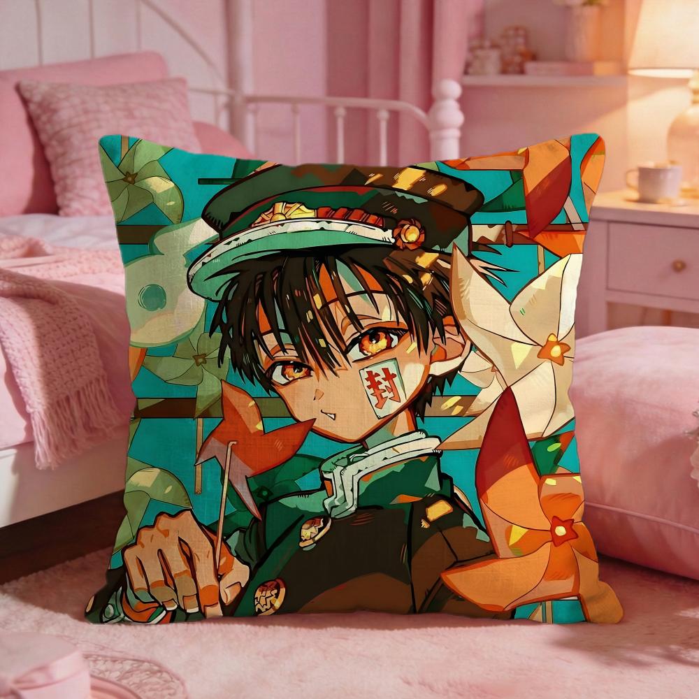 bBound Hanakokun Cushion Cover Premium Comfort Reversible Pillow Cove Two in One Design for Any Room  Car Interior