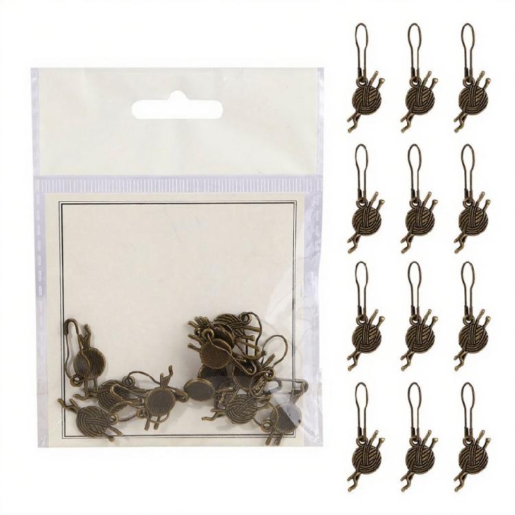 Металлические маркеры для вязания с цифрами для эффективного подсчета петель