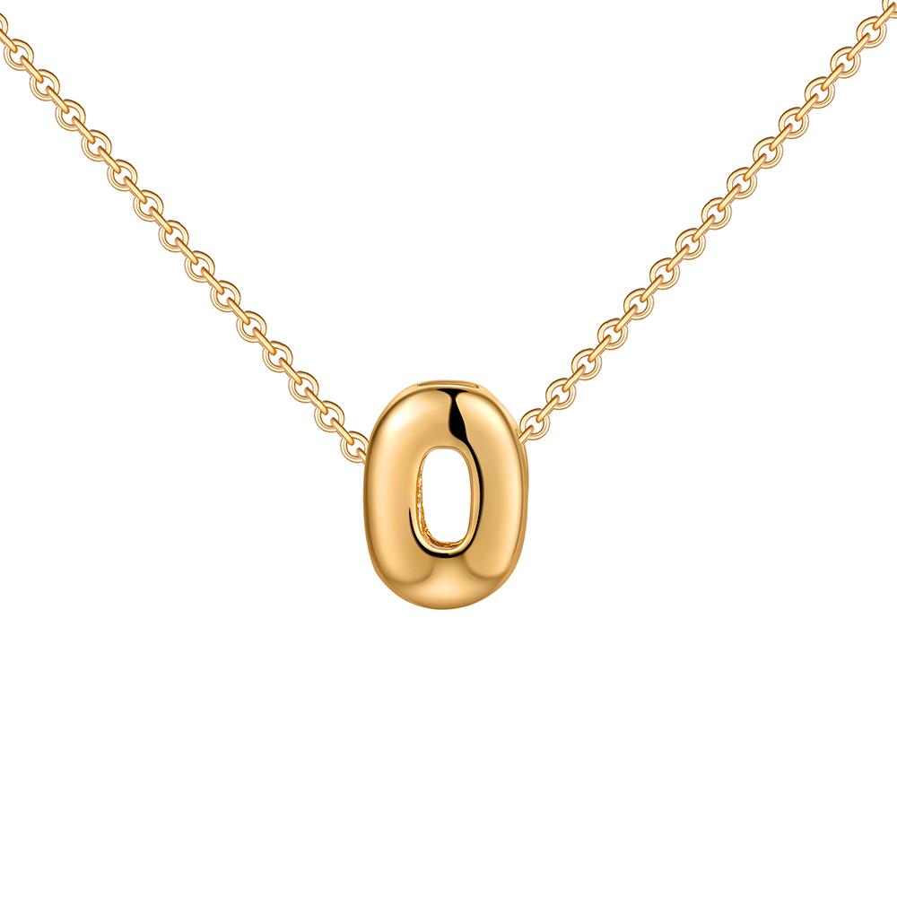 Изящное мини-ожерелье с буквами-пузырями, позолоченные воздушные шары, крошечные маленькие подвески, ожерелья для женщин, ювелирные изделия, подарки для девочек-подростков