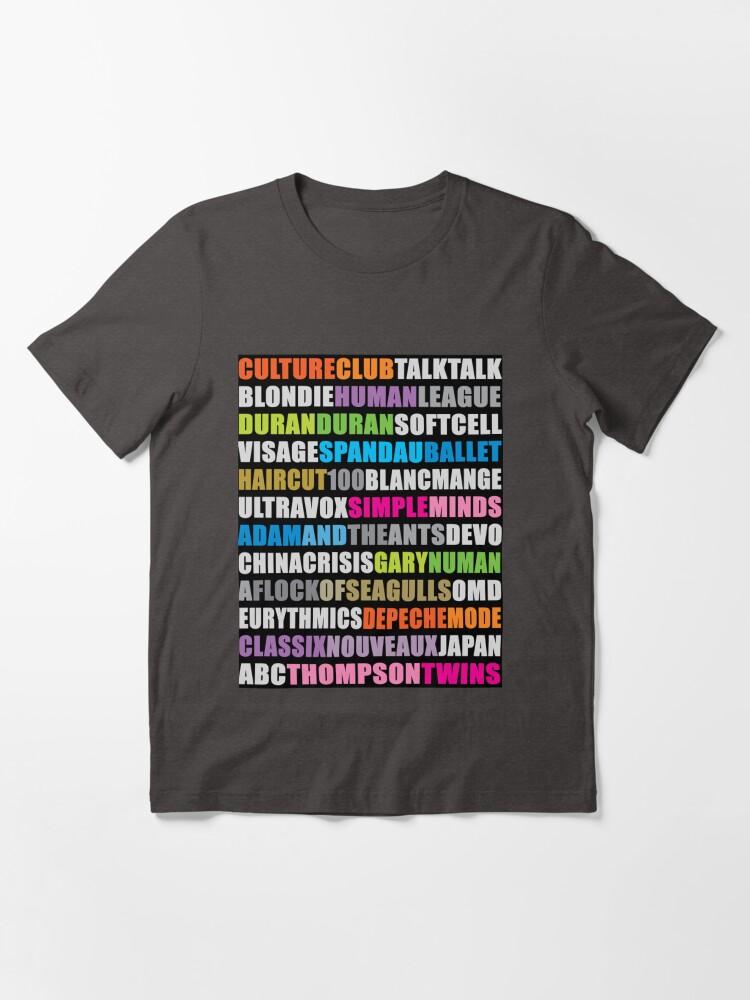 The Human League 80s new wave music black Essential T-Shirt
