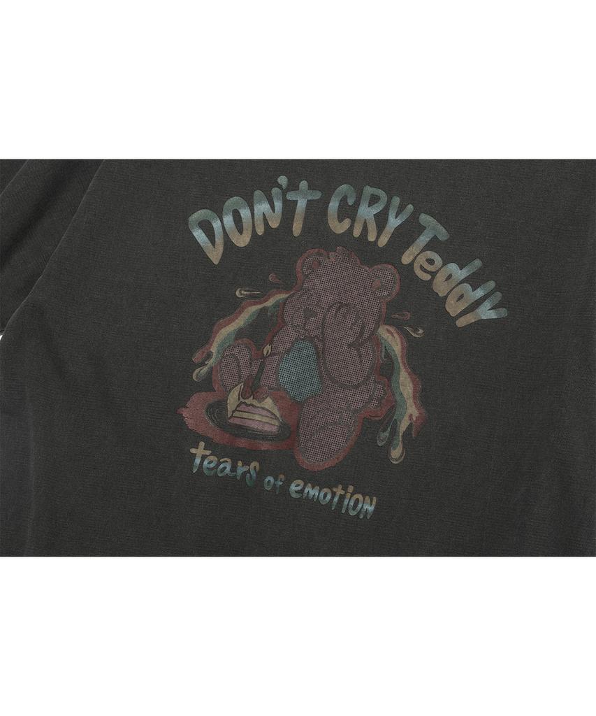 CPGN STUDIO [2 шт.] Футболка с коротким рукавом Пигмент Don'T Cry Teddy + Mad Hoppi
